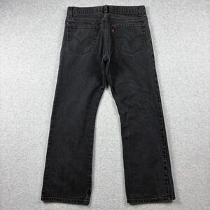 Levi's Jeans Mens 34x30 (Fits 33x29) Black 517 Bootcut Y2K Western Cowboy Rodeo